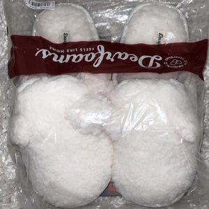 Slippers, in house and outside wear. Super soft!